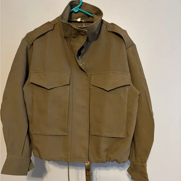 JODIFL Los Angeles Women’s Jacket Pockets Zip Drawstring NWT S - Picture 1 of 11